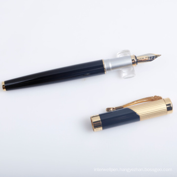 Luxury Black Caligraphy Pen with Logo as Business Gift